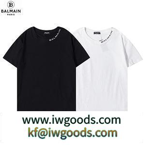 バルマンｔシャツコピー BALMAIN♡2022最新人気ブランド春夏ファッション着こなし半袖 iwgoods.com 51z8XD-3