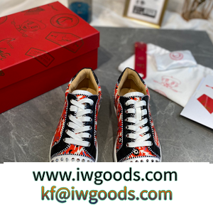 【2022トレンド】ルブタンコピーChristian Louboutin スニーカー新作お洒落個性的デザイン男性靴 iwgoods.com n45zOj-3