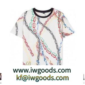 半袖Tシャツ ポリエステル 個性的なデザ 着心地満点 2022春夏 乾きやすい LOUIS VUITTONコピー ブランド iwgoods.com Xf0nuq-3