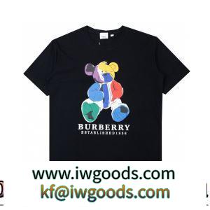 2色可選 プリント柄 半袖Tシャツ 2022春夏 バーバリーコピー 優しいフィット感 ファッション 人気 iwgoods.com z0b4nq-3
