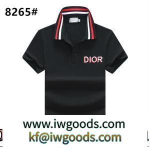 2022春夏 自然な肌触り 半袖ポロシャツ 3色可選 極上の着心地 通気性に優れた ディオールコピー ブランド iwgoods.com D85Lja-3