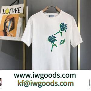 消臭抗菌効果がある 半袖Tシャツ デザイン性の高い ルイ ヴィトン偽物ブランド 2色可選 極上の着心地 2022春夏 iwgoods.com yOLbCm-3