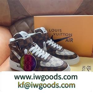 人気上昇中LOUIS VUITTON  x OFF-WHITE x Nikeスニーカー偽物オフホワイトカジュアルなシューズ★ハイカット★定番 iwgoods.com SzO1Lz-3