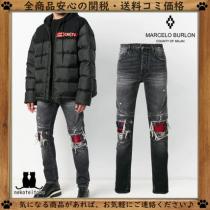 【安心の国内発送】Marcelo Burlon ブランド 偽物 通販 Skull biker jeans iwgoods.com:2oqxqh