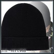 関税込◆ Black cotton knit logo tag beanie iwgoods.com:91bswm