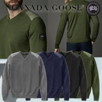 CANADA Goose ブランド 偽物 通販▼上質 ブラックラベル MCLEOD Vネックセーター 4色 iwgoods.com:g6rppa-1