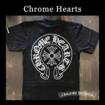 新作 【 CHROME HEARTS ブランド コピー クロムハーツ ブランド コピー 】TEE Tシャツ 黒 iwgoods.com:qv6n6j-1