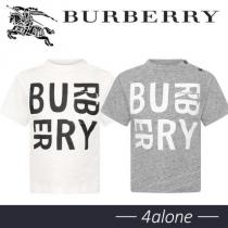BURBERRY スーパーコピー★BABY★FURGUS★ロゴコットンTシャツ iw...