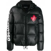 【関税負担】 DSQUARED2 偽物 ブランド 販売 Leaf print padded jacket iwgoods.com:27ubmk-1