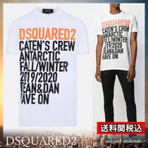 DSQUARED2 ブランドコピー通販 ロゴ プリント Tシャツ ホワイト iwgoods.com:xho5sw-1