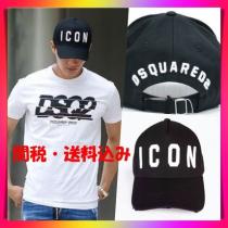 ☆ DSQUARED2 激安スーパーコピー☆　 ICON　ロゴ　 BASEBALL　 CAP　ブラック iwgoods.com:j6ataj-1