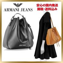 ◇ ARMANI コピー商品 通販 JEANS ◇ Signature Bucket Bag 【関税送料込】 iwgoods.com:x9wtrl-1