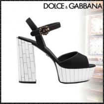 【直営店】Dolce&Gabbana ブランドコピー商品 サンダル ウール＆グログランクレープ iwgoods.com:dwj8rs-1