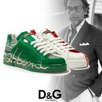 Dolce & Gabbana ブランドコピー通販 PORTOFINO 3カラー レザー スニーカー iwgoods.com:aqdv91-1