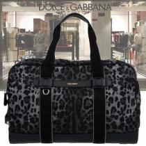 Dolce & Gabbana スーパーコピー★SALE！ブラックレオパード ダッフルバッグ iwgoods.com:13c925-1