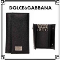 【希少☆Dolce & Gabbana ブランドコピー】ロゴ レザー 6連キ...