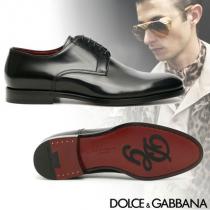Dolce & Gabbana ブランドコピー レースアップ ダービーシューズ ブラック iwgoods.com:ijk462-1