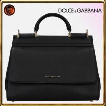 ★Dolce&Gabbana ブランド コピー★GRAINYレザーSICILYソフトSMALLハンドバッグ iwgoods.com:koy1bl-1