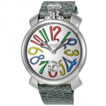 ガガミラノ 激安コピー 時計 MANUALE 48MM MIRROR 腕時計 グリーン/シルバー iwgoods.com:zlsfca-1