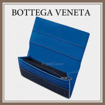 バイカラー VN ナッパ ジップアラウンド財布【Bottega VENETA 偽ブラ...