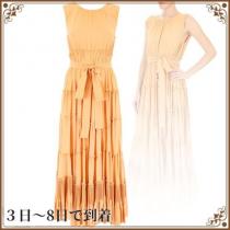 関税込◆Bottega VENETA 激安スーパーコピー Ruffled Dress...
