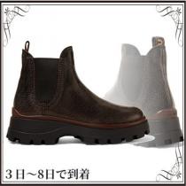関税込◆Cracked-leather Chelsea boots iwgoods....