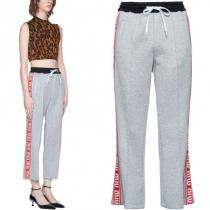 MM915 CROPPED TROUSERS WITH RACING STRIPES iwgoods.com:bpyykl