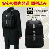 関税送料込国内発送★GIVENCHY 偽物 ブランド 販売 Black Light 3 ticker Backpack iwgoods.com:jax4m2-1