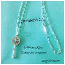 日本未入荷★コピーブランド Tiffany Keys★daisy key pendant oval link chain iwgoods.com:zcsnex-1