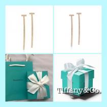 日本入手困難★激安スーパーコピー Tiffany T Wire Bar Earrings 18K　ダイヤ入り iwgoods.com:h39l8v-1