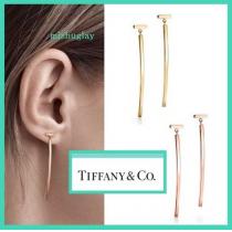 【偽物 ブランド 販売 Tiffany & Co】偽物 ブランド 販売 Tiffany T wire bar earrings in 18k gold iwgoods.com:f2atl9-1