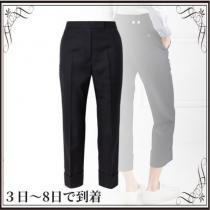 関税込◆Cropped wool-blend twill straight-leg pants iwgoods.com:5t3vka-1