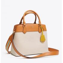 Tory Burch ブランド 偽物 通販 ROBINSON CANVAS TRIPLE-COMPARTMENT TOTE iwgoods.com:a2iskq-1