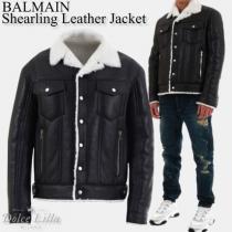 BALMAIN コピー品　Shearling Leather Jacket iwgoods.com:ieqhc9-1