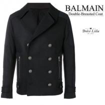 BALMAIN 偽ブランド　Double Breasted Coat iwgoods.com:35qawd-1