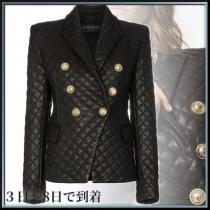 関税込◆ double-breasted quilted leather blazer iwgoods.com:205kpt-1
