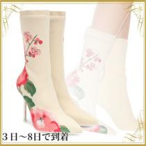 関税込◆Printed stretch-knit ankle boots iwgoods.com:tv7gzt-1