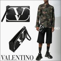 【VIP SALE！】VALENTINO ブランド 偽物 通販◆GOロゴ カーフスキン クラッチバッグ iwgoods.com:i0j7fs-1