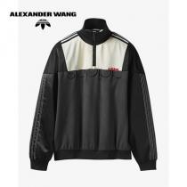 【Adidas x Alexander WANG コピー品】ハーフジップスウェット (関送込) iwgoods.com:zon60u-1