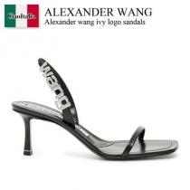 ALEXANDER WANG ブランド コピー　Ivy Logo Sandals iwgoods.com:gh4lg6-1