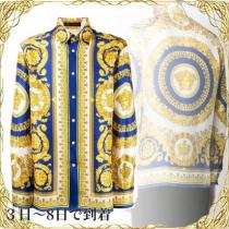 関税込◆VERSACE 激安コピー Barocco print silk shirt iwgoods.com:vri4ye-1