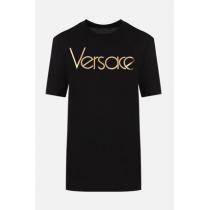 VERSACE ブランド コピー ☆AW19/20VERSACE ブランド コピー ヴィンテージ ロゴ JERSEY Tシャツ iwgoods.com:ca13r3-1
