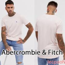 ◆Abercrombie & Fitch ブランド コピー◆ クルーネック ロゴTシャツ/ピンク iwgoods.com:n9uf7k-1