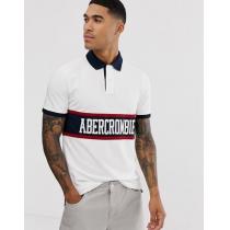 【Abercrombie＆Fitch 偽ブランド】チェストストライプロゴポロシャツ iwgoods.com:rfebb6-1