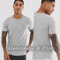 ◆Abercrombie & Fitch ブランドコピー商品◆クルーネック ロゴTシャツ/グレー iwgoods.com:br0oj1-1