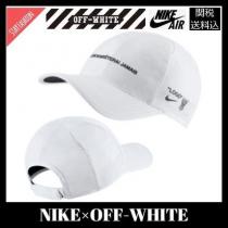 日本未入荷 トリプルコラボ  激レア！OFF-White ブランドコピー商品×NIKE キャップ iwgoods.com:crovfr