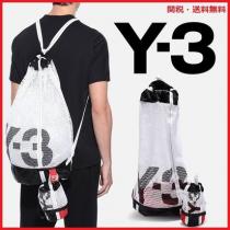 【日本完売】Y-3 ブランド コピー ICON GYM SACK ロゴ付き メッシュ バックパック iwgoods.com:zvezkk-1