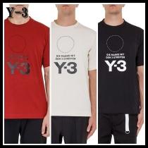 【海外発送】 Y-3 偽物 ブランド 販売 ★2019AW  新作  ロゴ Tシャツ...