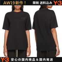 国内発[Y-3 ブランド 偽物 通販] Tシャツ レディース LOGO ロゴ クルー...