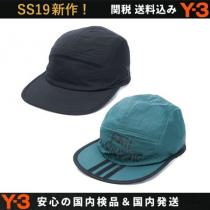 国内発[Y-3 激安スーパーコピー] リバーシブル キャップ 帽子 ブラック×グリー...